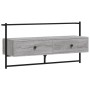 Mobile TV a Muro Grigio Sonoma 100,5x30x51 cm Legno Multistrato