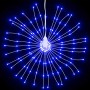 Illuminazioni di Natale Galassia 140 LED 8pz Blu 17 cm