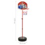 Set da Basket Regolabile per Bambini 120 cm