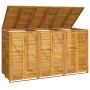 Copribidone Triplo 210x89x117 cm in Legno Massello di Acacia