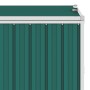 Copri Bidone Rifiuti Triplo Verde 213x81x121 cm in Acciaio