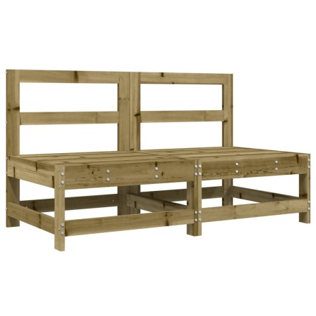 Set Salotto da Giardino 6 pz in Legno Impregnato di Pino