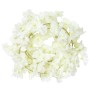 Ghirlande Fiori Artificiali 6 pz Bianco 180cm