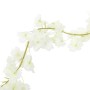 Ghirlande Fiori Artificiali 6 pz Bianco 180cm