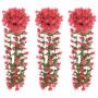 Ghirlande Fiori Artificiali 3 pz Rosa 85cm