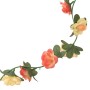 Ghirlande Fiori Artificiali 6 pz Rosato e Champagne 240cm