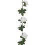 Ghirlande Fiori Artificiali 6 pz Bianco 240cm