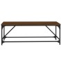 Tavolino da Salotto Rovere Marrone100x50x35cm Legno Multistrato