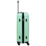 Set Valigie Trolley a Custodia Rigida 3 pz Menta in ABS