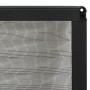 Zanzariera Plissettata Finestre in Alluminio Antracite 80x100cm