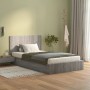 Testiera Letto Grigio Sonoma 120x1,5x80 cm Legno Ingegnerizzato