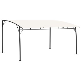 Tenda Parasole da Giardino 4x3x2,55 m Crema