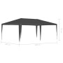 Gazebo Professionale 4x6 m Antracite 90 g/m²