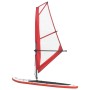 Set Tavola Gonfiabile da SUP con Vela Rosso e Bianco