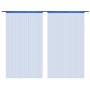 Tende a Filo 2 pz 100x250 cm Blu
