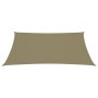 Parasole a Vela Oxford Rettangolare 2,5x3,5 m Beige