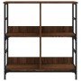 Libreria Rovere Marrone 78,5x33x82 cm in Legno Multistrato