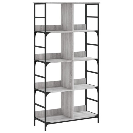 Libreria Grigio Sonoma 78,5x33x153 cm in Legno Multistrato