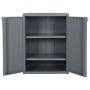 Armadio da Giardino Grigio 65x45x88 cm in Rattan PP