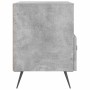 Comodini 2 pz Grigio Cemento 40x35x47,5 cm in Legno Multistrato