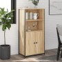 Credenza Rovere Sonoma 62x36x121,5 cm in Legno Multistrato