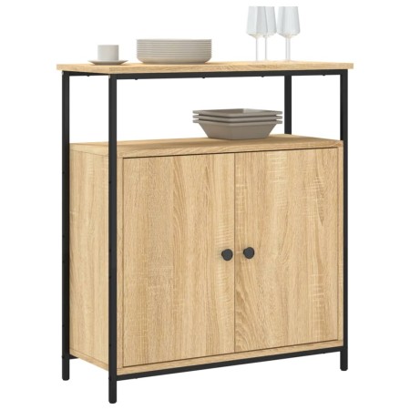 Credenza Rovere Sonoma 70x30x80 cm in Legno Multistrato