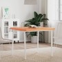 Piano per Tavolo 80x80x4 cm Quadrato Legno Massello di Faggio