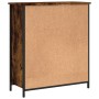 Credenza Rovere Fumo 70x30x80 cm in Legno Multistrato