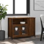 Credenza Rovere Marrone 100x35x75 cm in Legno Multistrato