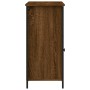 Credenza Rovere Marrone 100x35x75 cm in Legno Multistrato