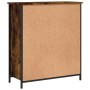 Credenza Rovere Fumo 70x30x80 cm in Legno Multistrato