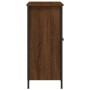 Credenza Rovere Marrone 100x33x75 cm in Legno Multistrato