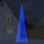 Illuminazione Albero di Natale su Pennone 1534LED Blu 500cm