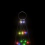 Illuminazione Albero di Natale su Pennone 200LED Colorato 180cm