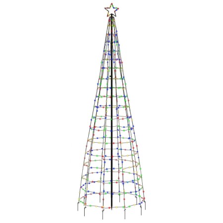 Illuminazione Albero di Natale Picchetti 570LED Colorato 300cm