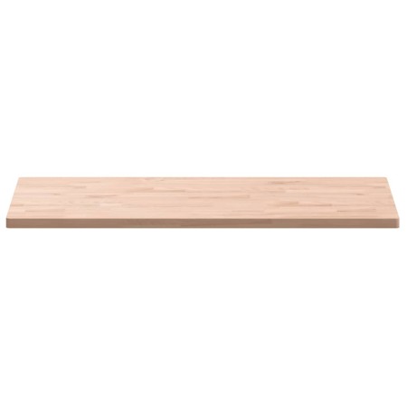 Piano Tavolo 100x50x2,5cm Rettangolare Legno Massello di Faggio