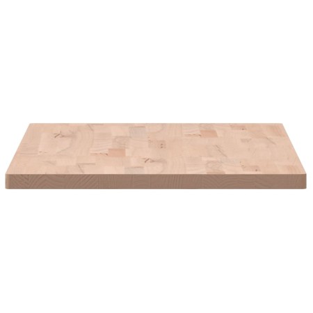 Piano Tavolo 100x50x2,5cm Rettangolare Legno Massello di Faggio