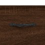 Credenza Rovere Marrone 69,5x34x180 cm in Legno Multistrato