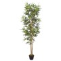 Albero Bambù Artificiale 552 Foglie 120 cm Verde