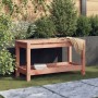 Panca da Giardino 82,5x35x45 cm in Legno Massello di Douglas