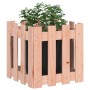 Fioriera Giardino Design Recinzione 40x40x40cm Massello Douglas