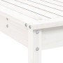 Set Bar da Giardino 5 pz Bianco in Legno Massello di Pino