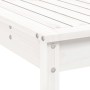 Set Bar da Giardino 7 pz Bianco in Legno Massello di Pino