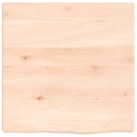 Ripiano a Parete 40x40x2 cm Legno Massello Rovere Non Trattato