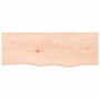 Ripiano a Parete 80x30x2 cm Legno Massello Rovere Non Trattato