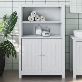 Mobile da Bagno BERG Bianco 69,5x34x110 cm Legno Massello Pino