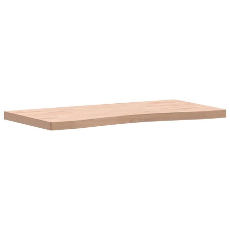 Piano per Scrivania 100x(45-50)x4 cm Legno Massello di Faggio