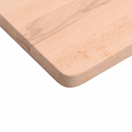 Piano per Scrivania 100x(45-50)x4 cm Legno Massello di Faggio