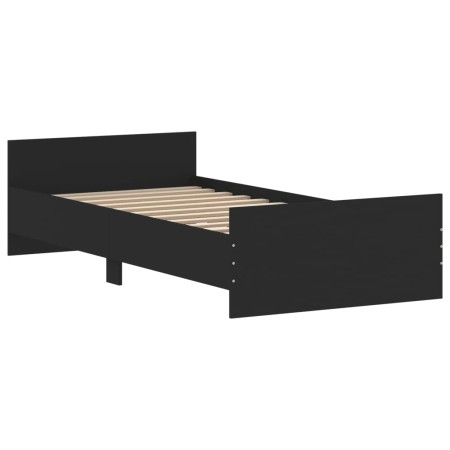 Giroletto Nero 90x200 cm in Legno Multistrato