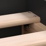Giroletto Nero 90x200 cm in Legno Multistrato